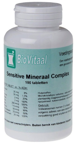 sensitive mineraal complex 100tb