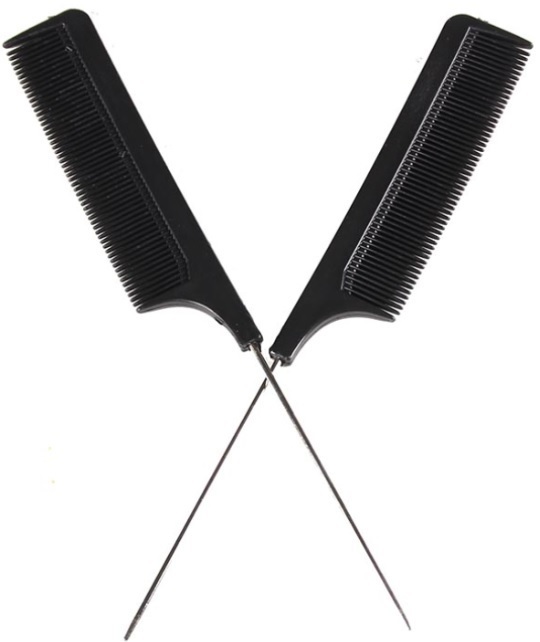 Puntkam Zwart 2 stuks