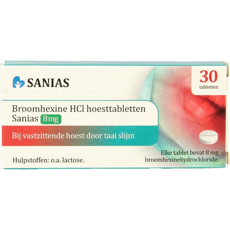 Broomhexine 8mg 30 tabletten