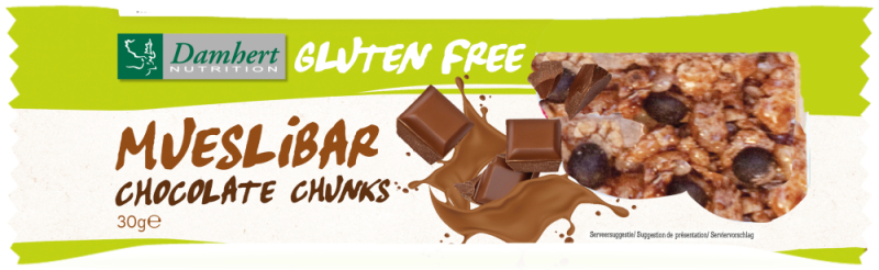 Mueslireep Chocolade Glutenvrij 30 Gram