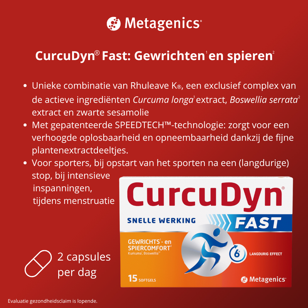 Metagenics CurcuDyn® Fast NFD 15 Softgels
