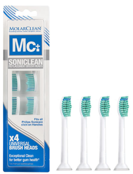 Philips Opzetborstel 4 stuks