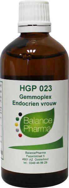 Gemmoplex HGP023 Endocrien Vrouw 100ml