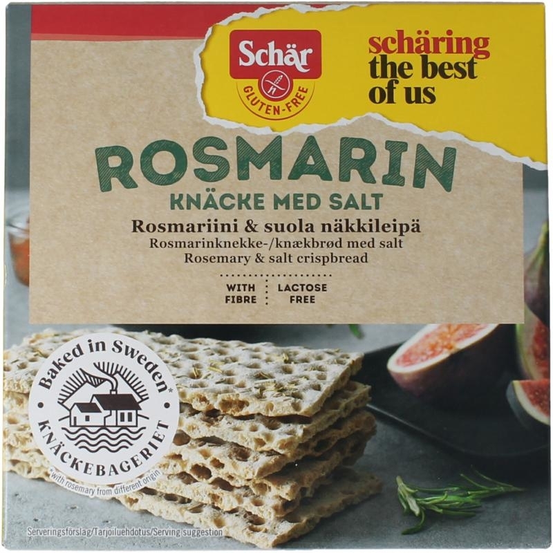 Schär Knackebrod rozemarijn zout glutenvrij 230g