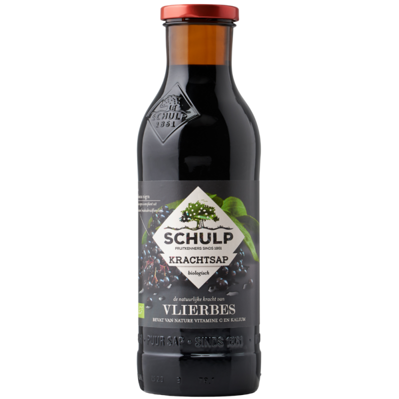 Vlierbessensap Puur Biologisch 750 ml