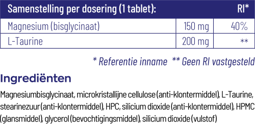 Vitakruid Magnesium 150 Bisglycinaat 90 tabletten