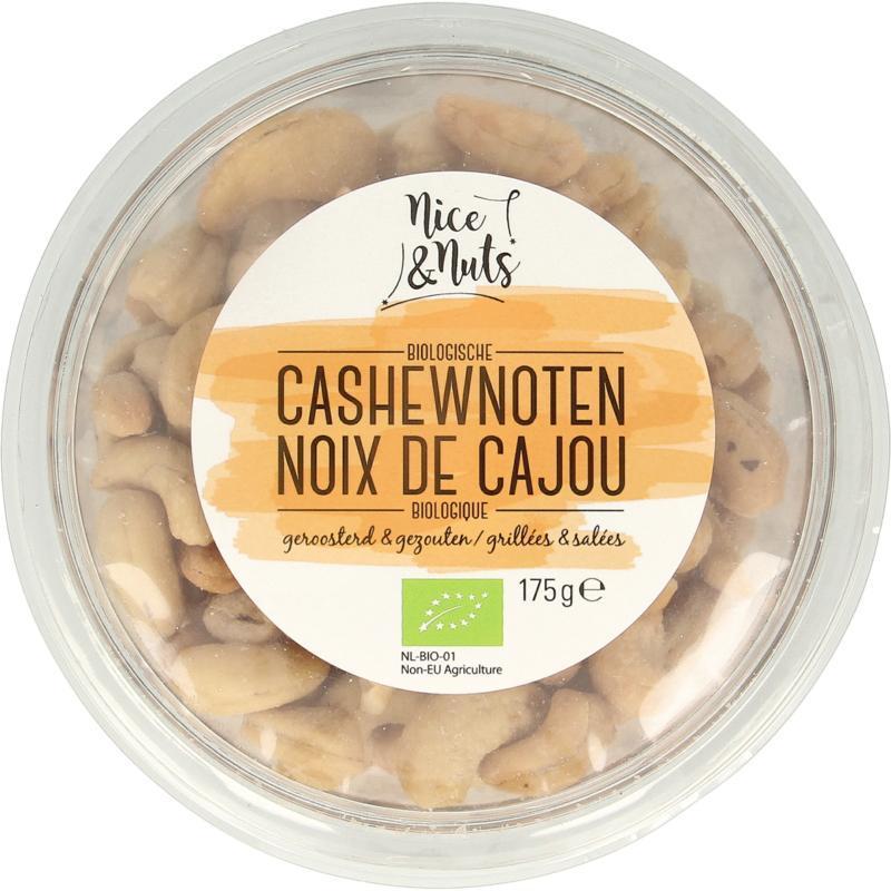 Cashewnoten met zeezout bio 175G