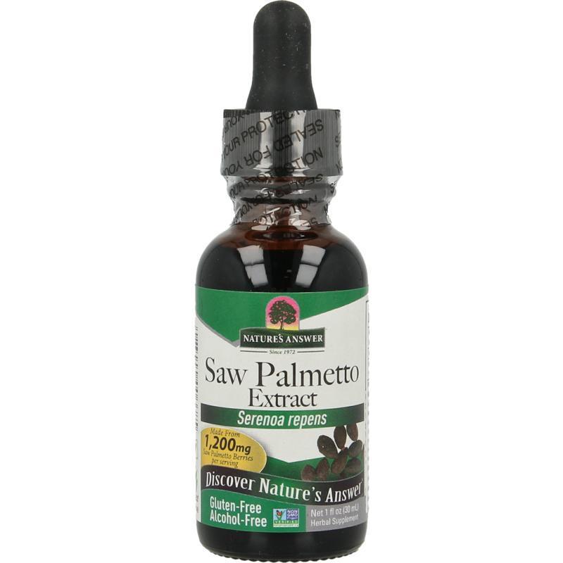 natures answer Saw Palmetto Extract Alcoholvrij 30 ML