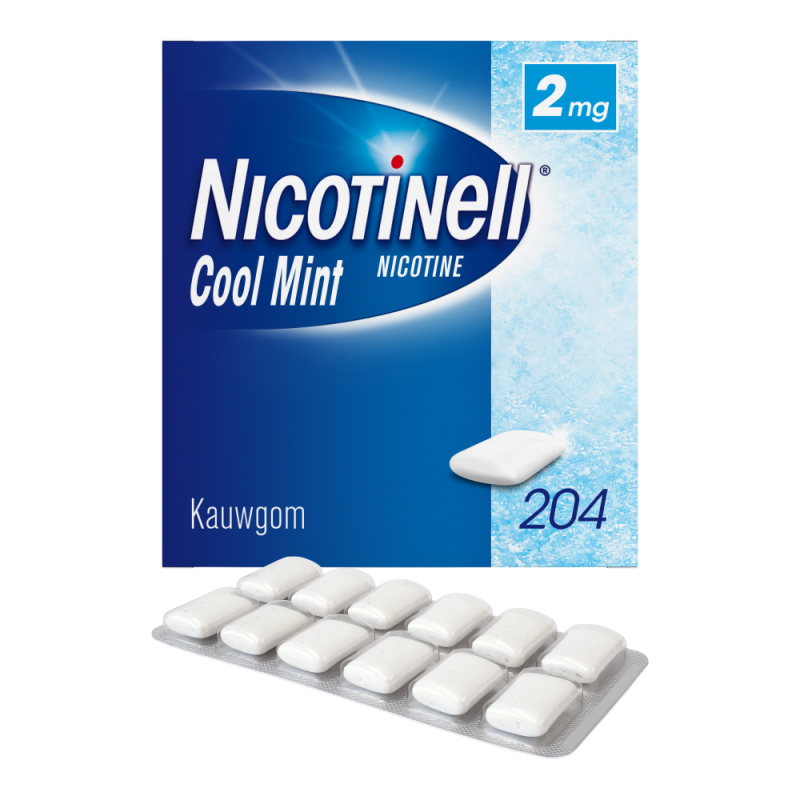Kauwgom Cool Mint 2 MG 204 Stuks