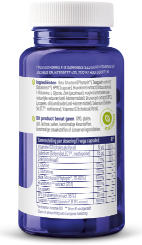 Vitakruid Prostaatformule 60 vegacapsules