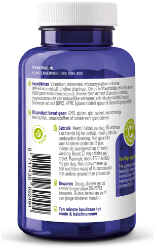 Vitakruid Multi Dag Vrouw Sport 90 Tabletten
