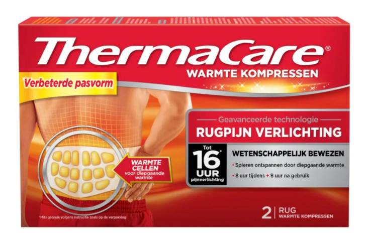 Rugpijn Warmtekompressen  2 Stuks