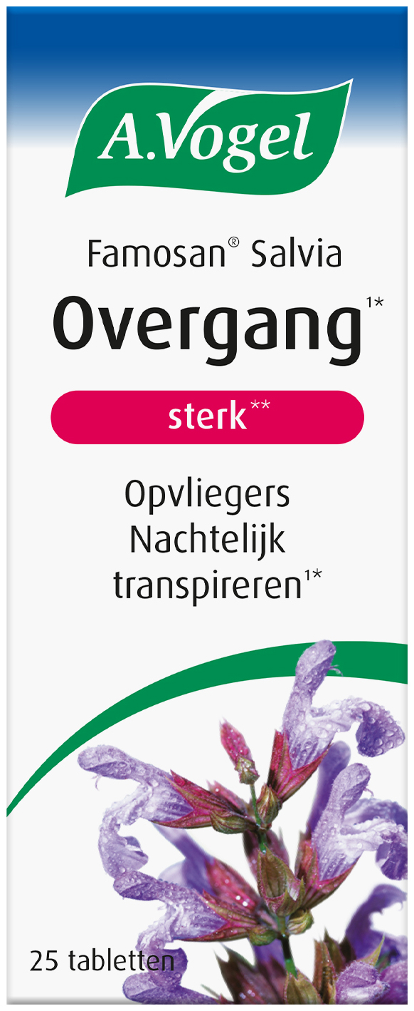 A.Vogel Famosan Overgang Salvia sterk tabletten 25 Stuks