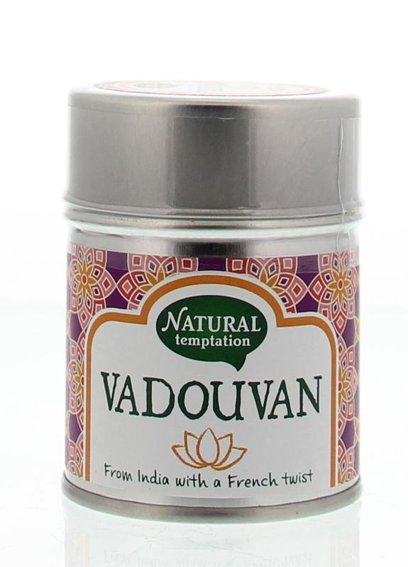 Vadouvan blikje natural spices bio 50g