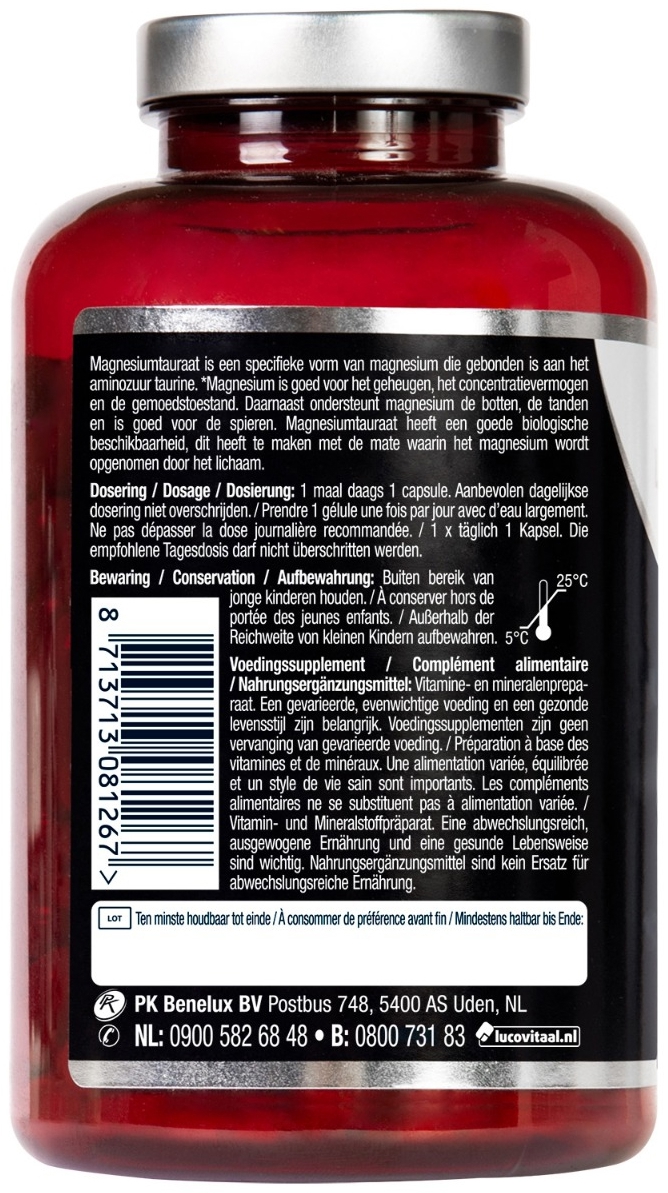 Lucovitaal Magnesium Tauraat 90 Capsules