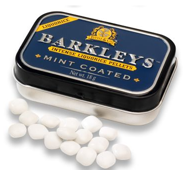 Liquorice Pellets met Mint Coating 18g