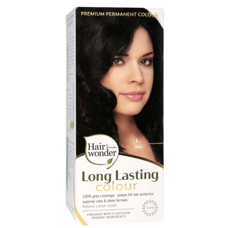 Haarkleuring Long Lasting Colour 1 Black 100ml