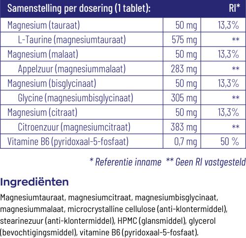 Vitakruid Magnesium 200 Complex 180 tabletten