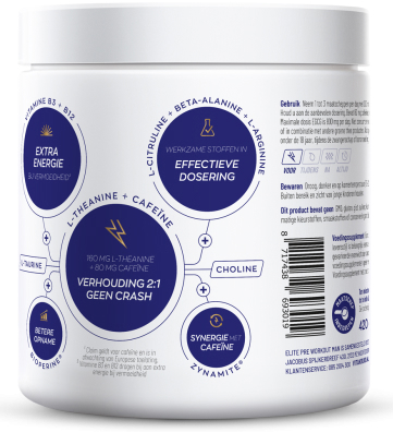 Vitakruid Elite Pre Workout Man 420 Gram