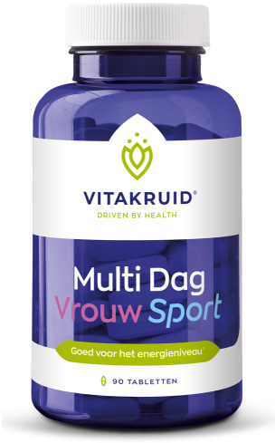 Vitakruid Multi Dag Vrouw Sport 90 Tabletten