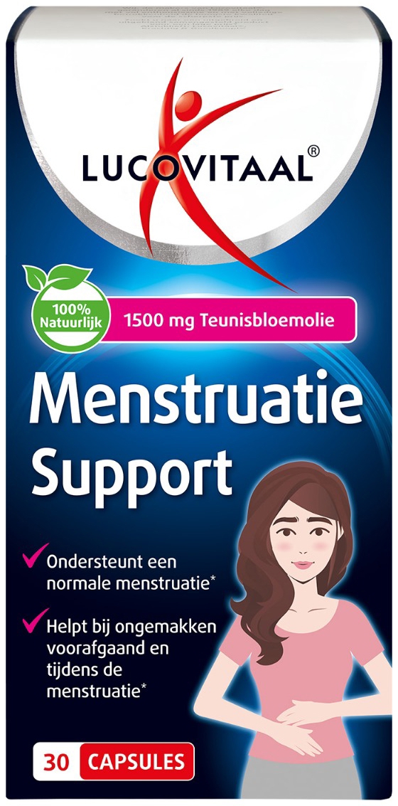 Lucovitaal Menstruatie Support 1500 MG 30 Capsules