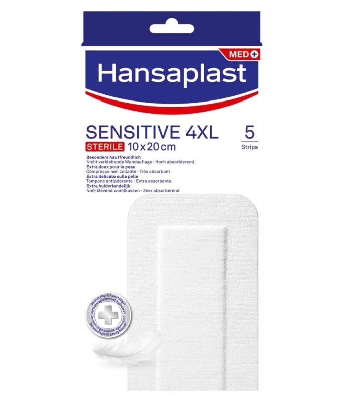 Pleisters sensitive 4XL 5 Stuks
