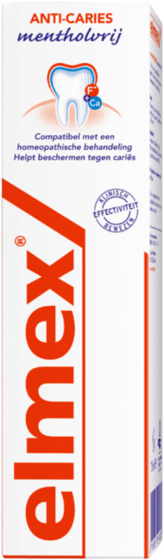 Tandpasta Anti-Cariës Mentholvrij 75ml
