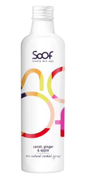 Siroop Wortel, Gember & Appel 340ml