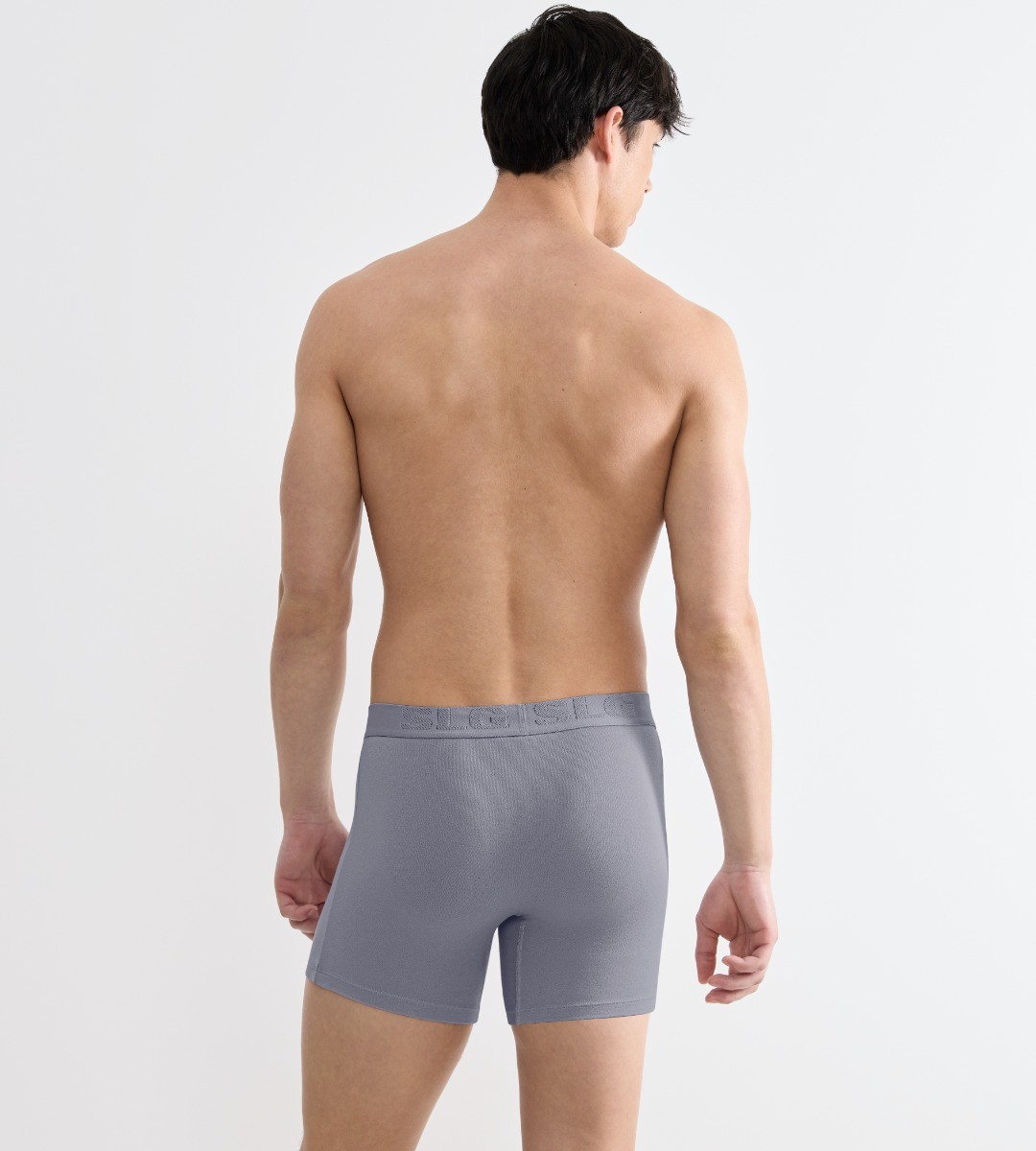 Sloggi MEN SLG Base Heren Soft Short 2-Pack Morandi Grey