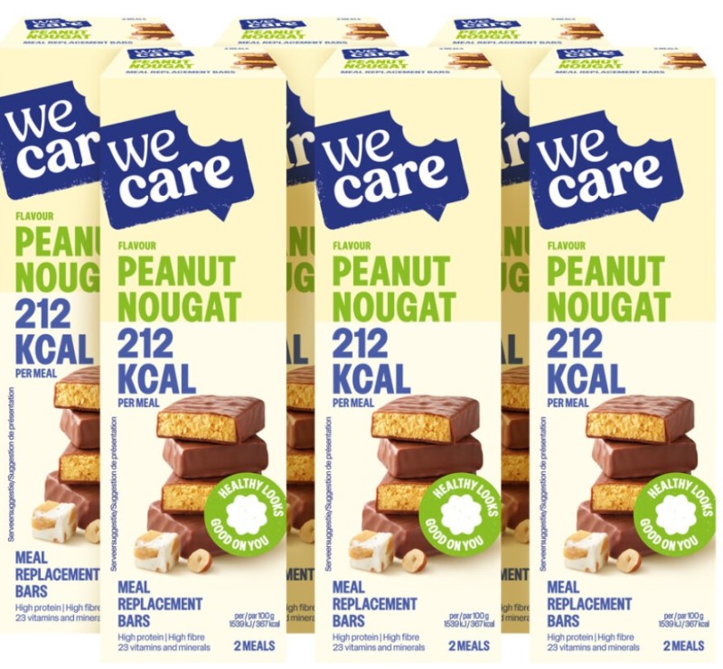 Meal Replacement Bars Peanut Nougat 6x116gr