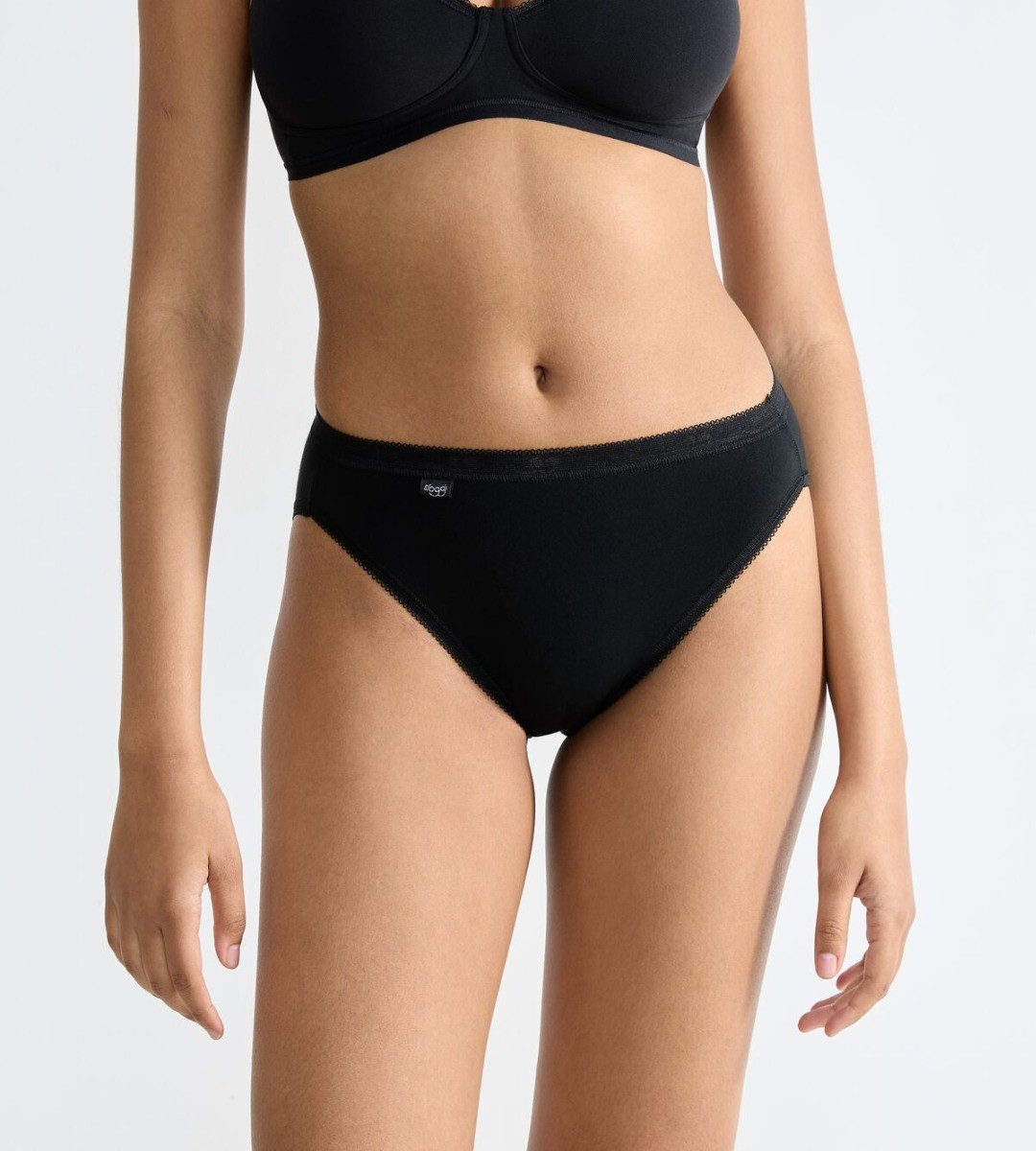 Sloggi Basic+ Dames Tai 4-Pack Black
