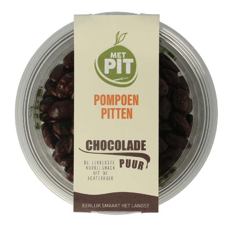 Pompoenpitten pure chocolade 150g