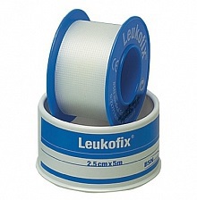 Hechtpleister leukofix 5mx2,5cm 1 rollen