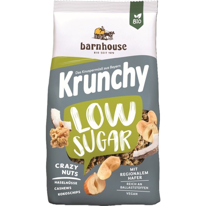 Krunchy Low Sugar Crazy Nuts 375 Gram