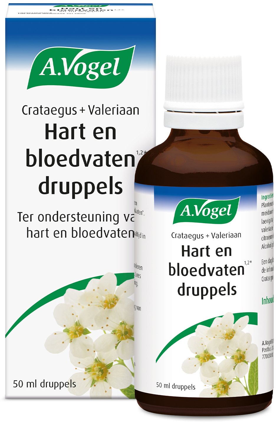 A.Vogel Crataegus + Valeriaan druppels 50ml