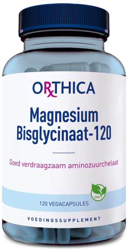 Magnesium Bisglycinaat Orthica 120 vegetarische capsules
