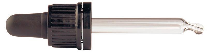 Pipet glas zwart 20ml 10st