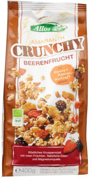 Crunchy Amarant Rode Vruchten 400g