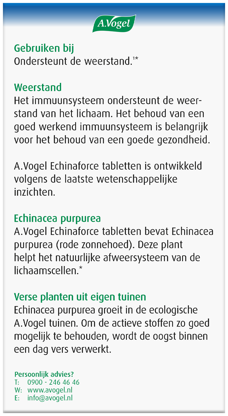 A.Vogel Echinaforce tabletten 350 Stuks