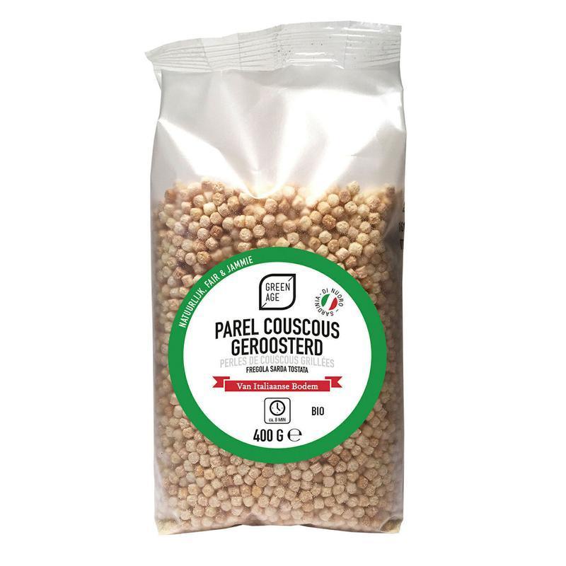 Parelcouscous Geroosterd Bio 400 G