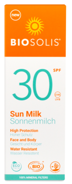 Biosolis Waterresistente gezicht- en bodymelk 50ml