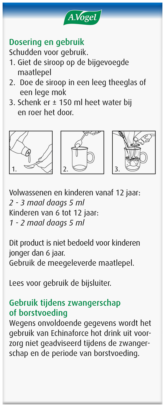 A.Vogel Echinaforce Hot Drink Siroop 100 ML