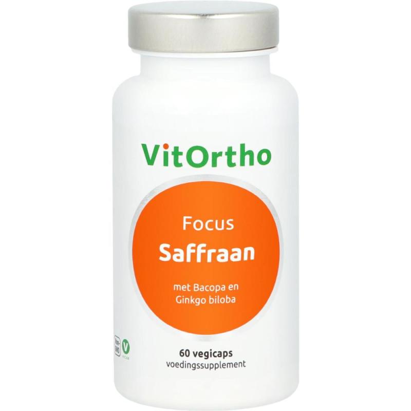 VitOrtho Saffraan Focus 60 Vegan Capsules