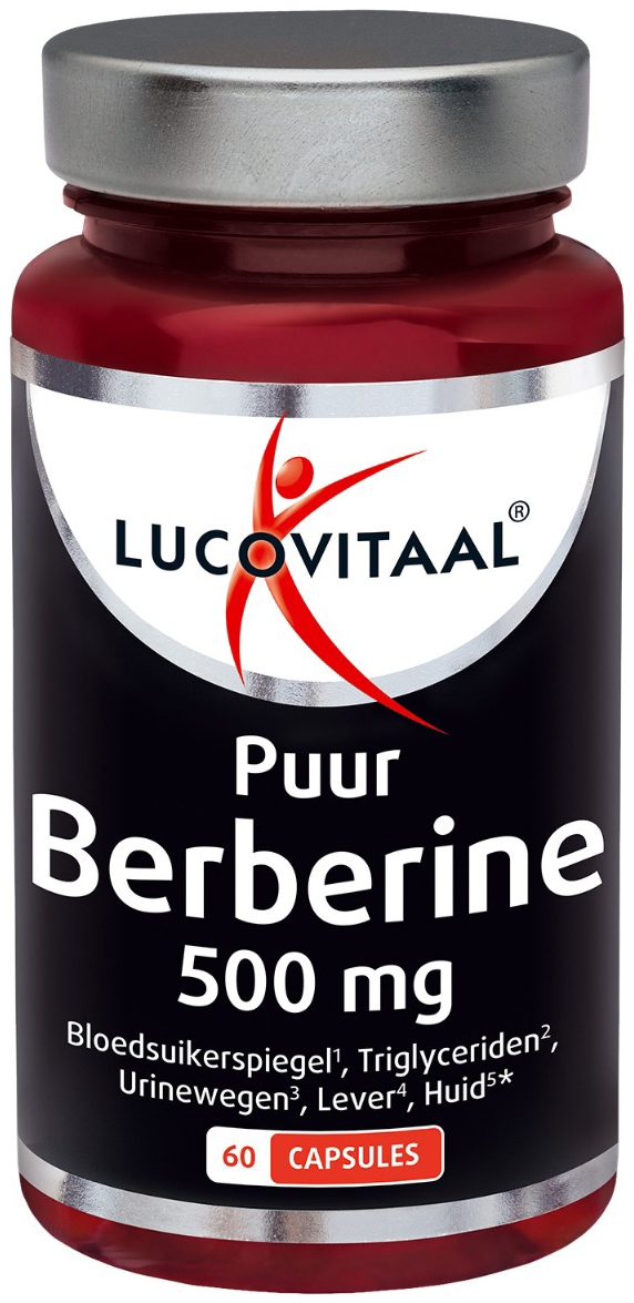 Lucovitaal Berberine 500 MG puur 60 Capsules