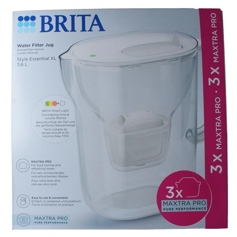 BRITA Style essential XL wit+3 maxtra pro pure perf 1set