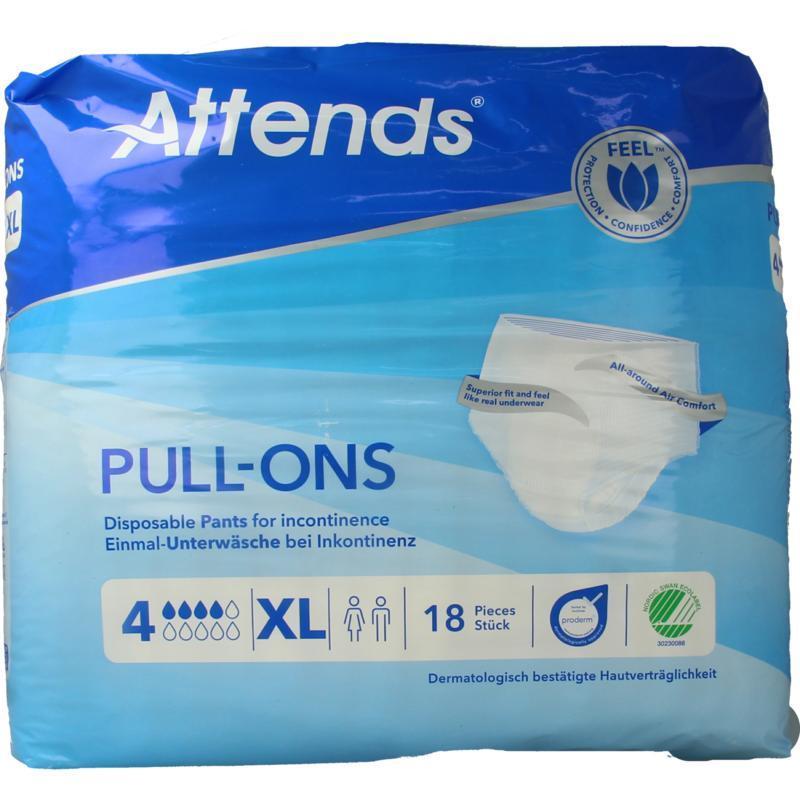 Pull-ons 4 maat XL 18 Stuks