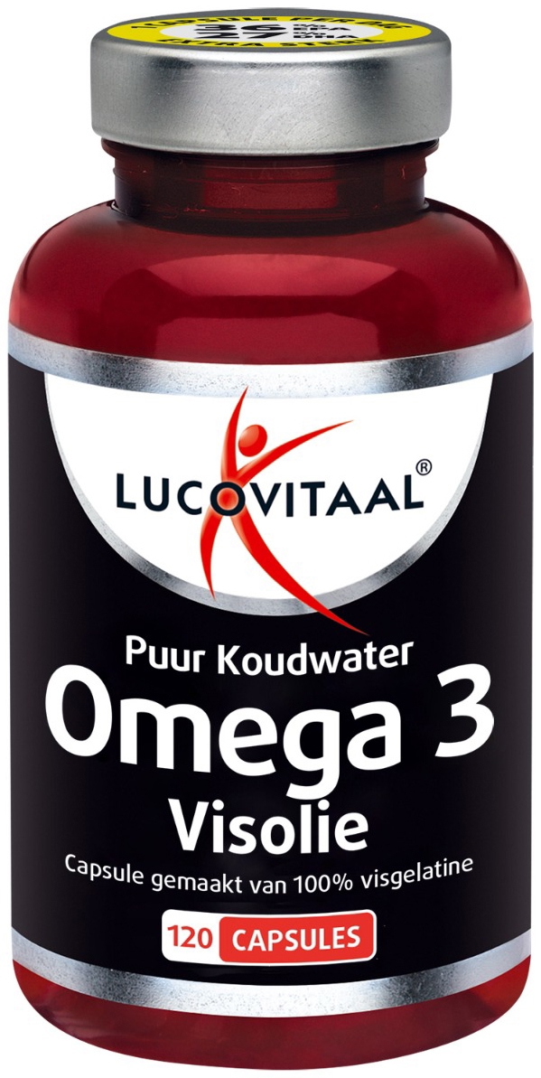 Lucovitaal Puur Omega 3 Koudwater Visolie 120 Capsules