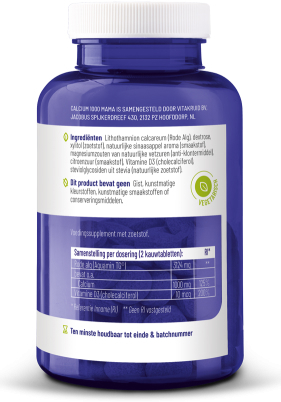 Vitakruid Calcium 1000 Mama 90 Kauwtabletten