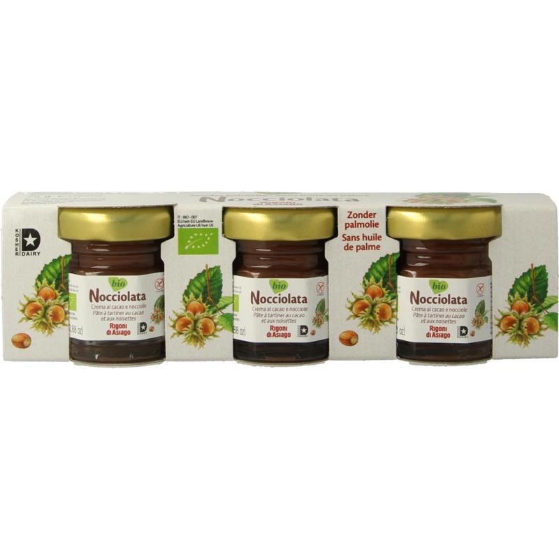 Choco hazelnootpasta bio 75g