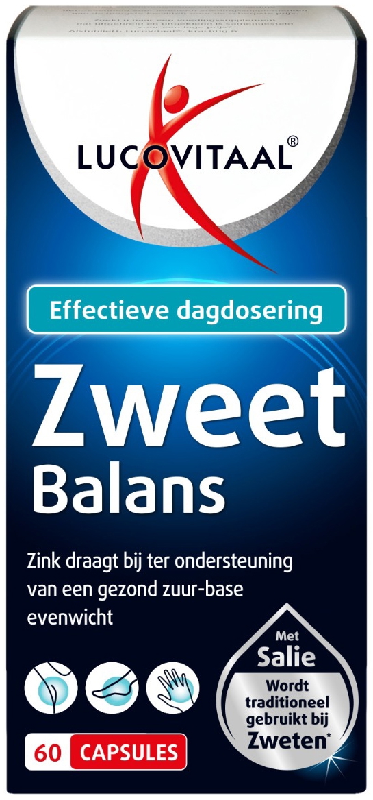 Lucovitaal Zweet Balans 60 Caps